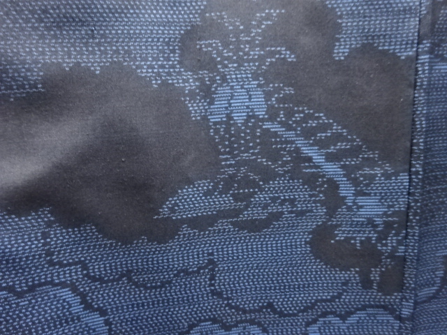 JAPANESE KIMONO / ANTIQUE KIMONO / SILK / DORO OSHIMA TSUMUGI / WOVEN CLOUD